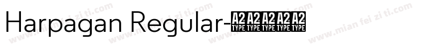 Harpagan Regular字体转换